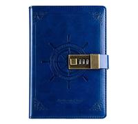 JFGCTYHXY Cuadernos, Diario Femenino con contraseña Engrosada y papelería, Manual de Aprendizaje for Negocios, Escritura Papel, pestañas, Diario(B)