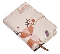 JFGCTYHXY Cuadernos, Diarios A6 Lindo Manual Estudiante Universitario Animal Creativo Engrosamiento Pequeño Portátil Diario de Personalidad(B)