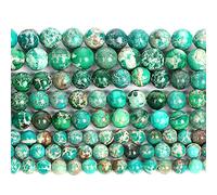 JFGCTYHXY Cuentas de piedra natural, Piedra suelta del Emperador Verde for la elaboración de joyas, bordado y pulseras DIY(10mm about 38 pcs)