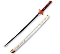 JFGCTYHXY Katana, Espada Iai enfundada, Kendo, Toyo Japonesa, Hoja samurái, Espada de Madera Cos Anime, desenvainada, sin Abrir