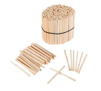 JFGCTYHXY Palos de Madera Hechos a Mano, Palitos de Madera, Varillas fósforo, Rompecabezas Natural, Manualidades, matemáticas, enseñanza, Herramientas educativas Aprendizaje(500pcs)