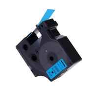 JFGIkLFD Cartucho de Cinta 19 mm 45803 45800 45804 45805 45808 45801 45809 45807 Compatible con la rotuladora D1 LabelManager(Black on Blue)