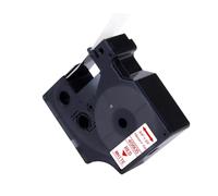 JFGIkLFD Cartucho de Cinta 19 mm 45803 45800 45804 45805 45808 45801 45809 45807 Compatible con la rotuladora D1 LabelManager(Red on White)