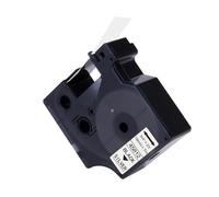 JFGIkLFD Cartucho de Cinta 19 mm 45803 45800 45804 45805 45808 45801 45809 45807 Compatible con la rotuladora D1 LabelManager(Black on Silver)