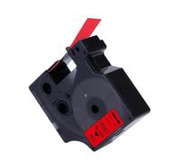 JFGIkLFD Cartucho de Cinta 19 mm 45803 45800 45804 45805 45808 45801 45809 45807 Compatible con la rotuladora D1 LabelManager(Black on Red)