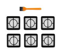JFGTHJ Filtros HEPA Lavables, Compatibles con Xiaomi Truclean W20 | Paquete de 6 filtros HEPA lavables, filtración de doble capa, reutilizables, for aspiradora en seco y húmedo