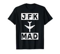 JFK a Mad Ruta de avión Nueva York Madrid Camiseta