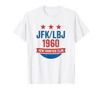 JFK LBJ 1960 Nueva Frontera Campaña John F Kennedy Camiseta