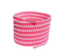 JFNKLFG 2 pares de cordones dentados antideslizantes multicolores, zapatos for correr lona en blanco y negro, for mujeres hombres, red deportiva informal(Pink White,140cm)