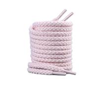 JFNKLFG 4 pares de cordones redondos cuerda cáñamo, zapatos 7mm espesor, lona tejido algodón clásico for zapatillas informales Para botas de trabajo de senderismo(Pink,140cm)