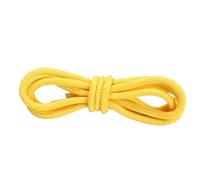 JFNKLFG Cordones redondos sólidos clásicos for zapatos, cordones de poliéster for botas, zapatillas, accesorios for adultos, 4 pares Para botas de trabajo de senderismo(Yellow,100cm)