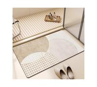 JFNKLFG Felpudo Entrada Casa Alfombrilla Antideslizante For Baño, Absorbente De Barro Diatomeas, For Puerta Inodoro, Secado Rápido para Exterior(Su Li,50x80cm19.7x31.5in)