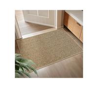 JFNKLFG Felpudo Entrada Casa Felpudo for Puerta de Entrada casa, for Cocina, Impermeable, Antipolvo, Resistente al Desgaste, Sencillo y Antideslizante para Exterior(Khaki,50x80)
