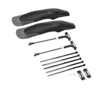 JFNKLFG Guardabarros Bicicleta Guardabarros for Bicicleta de montaña, 26 a 29 Pulgadas, for Rueda Delantera y Trasera, con liberación rápida(A Set)