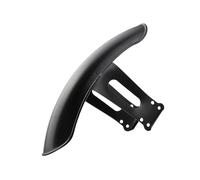 JFNKLFG Guardabarros Bicicleta Guardabarros Trasero de PVC for Motocicleta, Protector contra Salpicaduras, Soporte for Guardabarros Honda, Retro(Black Front Fender)