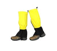 JFNKLFG Polainas Polainas de nieve for senderismo al aire libre, protección piernas tubo largo, botas esquí a prueba viento, cubiertas for zapatos para Trekking(Yellow,L)