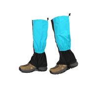 JFNKLFG Polainas Polainas de nieve for senderismo al aire libre, protección piernas tubo largo, botas esquí a prueba viento, cubiertas for zapatos para Trekking(Sky Blue,S)