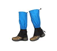 JFNKLFG Polainas Polainas de nieve for senderismo al aire libre, protección piernas tubo largo, botas esquí a prueba viento, cubiertas for zapatos para Trekking(Deep Blue,M)