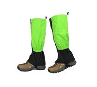 JFNKLFG Polainas Polainas de nieve for senderismo al aire libre, protección piernas tubo largo, botas esquí a prueba viento, cubiertas for zapatos para Trekking(Green,M)