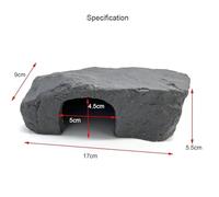 JFNKLFG Terrario for Reptiles, Accesorios for Tortugas, Plataforma de Descanso, Cueva Resina for Escalar, decoración for Acuario, Mascotas Que gatean para el Cuidado y la Vida de Reptiles