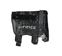 JForce - Arnés Táctico para Perros Grandes y Medianos. Estilo Militar En Nailon 1050D, Asa Reforzada, Antitirones, Ajustable y Cómodo para Entrenamiento, Paseo y Actividades Al Aire Libre