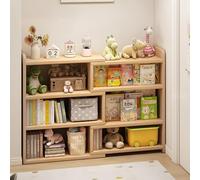 JFOZDM Estanteria Libros de Madera, Ajustable Libreria, Independiente Libreria Infantil, Ahorra Espacio, 3 Formas de Colocar los Muebles, Estantería Libros para Hogar, Oficina, Corredor