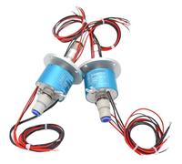 JFQOWCMP Anillo Colector Híbrido Gas Eléctrico Conductor | Anillo colector híbrido gas eléctrico con 2-12 circuitos y 1 circuito de gas(10-way)
