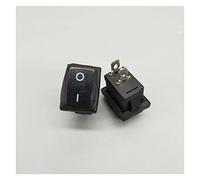 JFQOWCMP Interruptor basculante KCd1 12V / 220V LED a Prueba de Agua 3 Pines 10A 250V IP67 botón Tipo Barco(B-2d2p,220V)