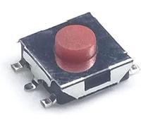 JFQOWCMP Interruptores Micro interruptores 50 unids/Lote 6,2 * 6,2 * 3,1 5 Pines 12V 0.5A Interruptor de botón reinicio automático Interruptor Parche Directo