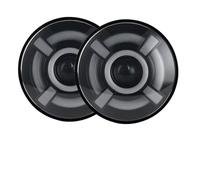 JFRKGMU Faro Principal auto Para Jeep JK TJ para todoterreno para Defender 2x coche faro Led de 7 pulgadas alto/bajo H4 Halo ángulo ojos DRL Faro Delantero(50w Halo light Black P)