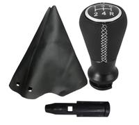 JFRKGMU Para Citroen C1 C3 C4 Perilla Palanca Cambios Collar Arranque Pomo Cambios Palanca(Leather Knob H)