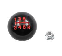 JFRKGMU Para Civic Para City FD2 FN2 EP3 TYPE R DC2 DC5 AP1 AP2 S2000 F20C Perilla Cambio Marchas Aluminio 5/6 Velocidades Forma Bola M10*1.5 Pomo Cambios Palanca(6speed Black)