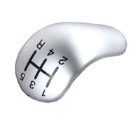 JFRKGMU Para Ford Para Fiesta MK6 Para Fusion Para Transit Para Connect 2002-2008 Manual 5/6 Perilla Cambio Velocidad Número Cap Pomo Cambios Palanca(5 Speed Silver)
