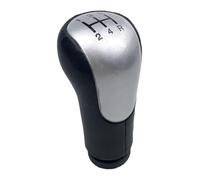 JFRKGMU Para Ford Para Fiesta MK6 Para Fusion Para Transit Para Connect 2002-2008 Perilla Palanca Cambios Polaina Cubierta Arranque Pomo Cambios Palanca(5 Speed Silver)