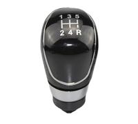 JFRKGMU Para Ford Para Focus 2 MK2 FL MK3/4/7 Para Mondeo Para Galaxy Para Fiesta Perilla Palanca Cambios Cubierta Bota Polaina Pomo Cambios Palanca(5 Speed Black Knob)