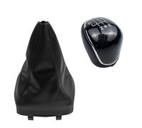 JFRKGMU Para Ford Para Mondeo 4 Mk4 IV 2007-2014 Perilla Palanca Cambios Velocidad Manual Polaina Cubierta Arranque Collar Pomo Cambios Palanca(Black 6 speed 2pcs)