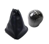 JFRKGMU Para Ford Para Transit Para Van Para MK7 2006-2013 Coche 5/6 Velocidad Palanca Cambios Perilla Funda Cuero Pomo Cambios Palanca(5 Speed Combo)