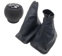 JFRKGMU Para OPEL Para CORSA C 01-06 Para TIGRA B 04-12 Para COMBO 01-11 Perilla Palanca Cambios Cubierta Bota Polaina Pomo Cambios Palanca(Combo 3Pcs)