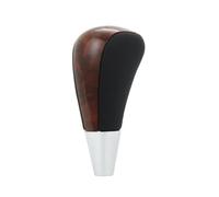 JFRKGMU Para Toyota Para Corolla Para Camry Para Harrier Para Fortuner Para Crown Cuero Nogal ABS Manija Perilla Palanca Cambios Automática Pomo Cambios Palanca(Wood Grain No Hole)