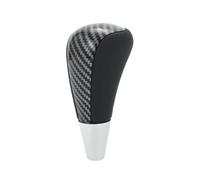 JFRKGMU Para Toyota Para Corolla Para Camry Para Harrier Para Fortuner Para Crown Cuero Nogal ABS Manija Perilla Palanca Cambios Automática Pomo Cambios Palanca(Carbon No Hole)