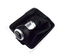 JFRKGMU Para VW Para Passat B6 2005-2011 5/6 Perilla Palanca Cambios Velocidad Marco Polaina Arranque Negro Pomo Cambios Palanca(AD 6 Speed)