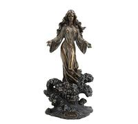 JFSM Inc. Yemaya - Estatua de la Madre de Todos de pie sobre Olas del océano