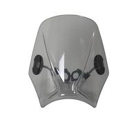 JFTEOPUTN Parabrisas Motocicleta alerón para Ho&nda GROM GROM125 GROM 125 MSX125 MSX 125 Accesorios De Motocicleta Parabrisas Deflector De Viento Negro, Transparente, Gris Claro Atornillado