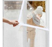 JFUTD Kit De Aislamiento De Ventana,Protección contra el frío,Película Aislante for Ventanas,Lámina De Plástico De Aislamiento Térmico A Prueba De Frío,Personalizable,80/85cm(80x155cm)