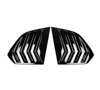 JFZQASWLY para BMW X5 G05 2019-2023 ABS Fibra De Carbono Ventana Trasera del Coche Alerón Triangular Accesorio Embellecedor Rejilla Cubierta persiana Ventana Trasera(Gloss Black)