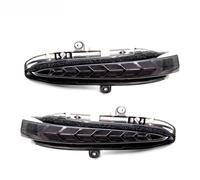 JFZQASWLY Para HARRIER VENZA Vista Trasera Espejo Retrovisor Para Coche Señal De Giro Intermitente Espejo Retrovisor Lámpara(Blackened Lens)