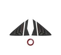 JFZQASWLY para Hyundai Verna 2010-2016 Rejilla Trasera Coche Ventana Cubierta Obturador Lateral Pegatina Embellecedora Cuchara Cubierta persiana Ventana Trasera(B)