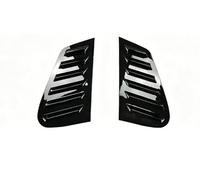 JFZQASWLY para VW Polo MK4 MK5 MK6 9N 6R 6C AW TSI MPI GTI Ventana Triangular Trasera Alerón Bodykits Persianas Cubierta persiana Ventana Trasera(MK4 Gloss Black)