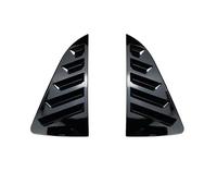 JFZQASWLY para VW Polo MK4 MK5 MK6 Persianas De Ventana Trasera Kits Carrocería Alerón Sombra Triangular Cubierta persiana Ventana Trasera(2010-2017 Gloss Black)