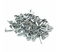 JG 100 unids 8 mm + - Tornillo de Cabeza de Phillips ranurado Brads Silver Scrapbooking Nails Metal Embellment Cross Album Paper Craft Tool T906